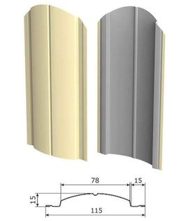 Р-образный профиль металлического штакетника